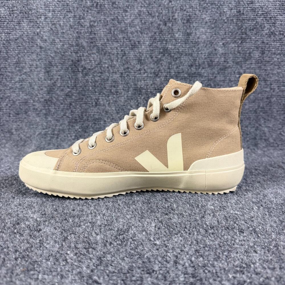 VEJA Nova HT High Top Sneakers Womens 8 EU 39 Tan Beige Canvas Organic Cotton - Picture 5 of 12